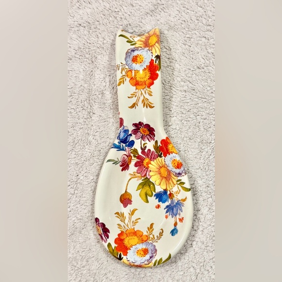 MacKenzie-Childs Floral Flower Market Spoon Rest - Multicolor - Picture 1 of 5